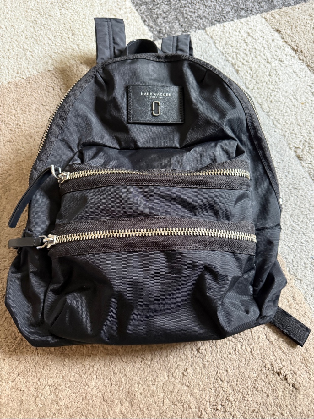 Marc Jacobs Black Nylon The Biker
Large Backpack